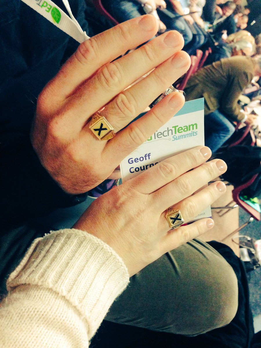 X Rings at the #gsuitesummit woooo! #hpedsb #gafesummit 

<19[X]91> and <20[X]07>