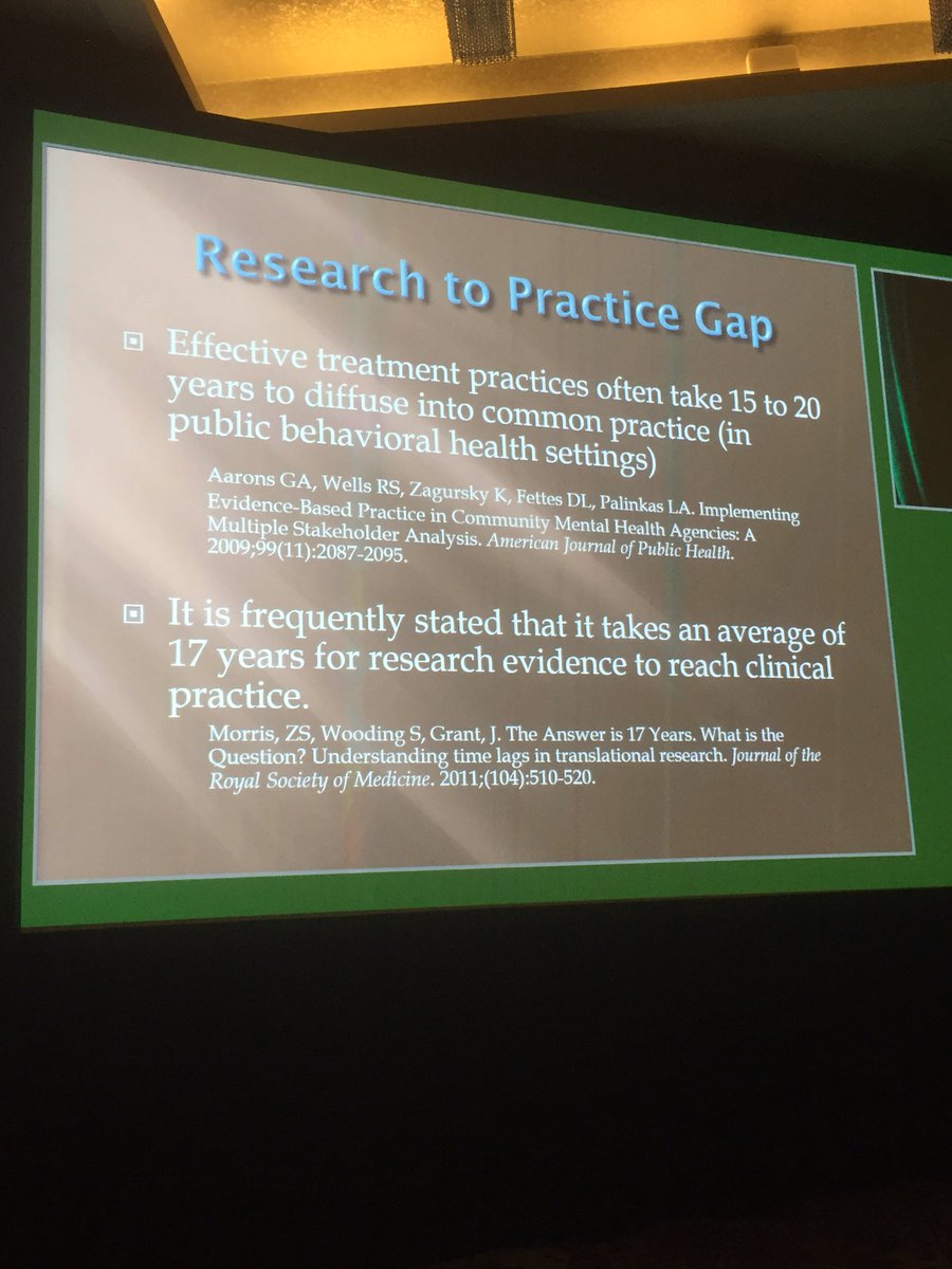 episetsky's tweet photo. Average is 17 years for research to reach clinical practice. Some delays to ensure research quality good, but that's quite a lag! #EDRS2016 https://t.co/0JW4EGjT6y