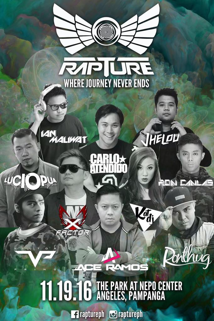 RAVAGEPH's tweet photo. RAPTURE PAMPANGA: 
"Where Journey Never Ends"

11.19.16

#RapturePampanga #Rapture #RavageProd ##RadicalEvents #MOBTechnicalTeam #CTEvents https://t.co/Ee9ka773Ki