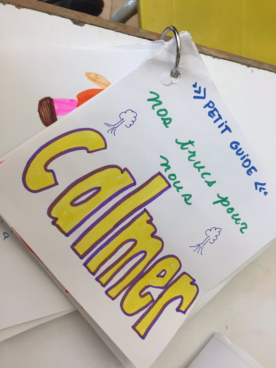 MaxDeBaudry's tweet photo. Le petit guide des trucs pour se calmer #socialemotionallearning #SEL #apprendreaseconnaitre https://t.co/DFF9U11PfJ