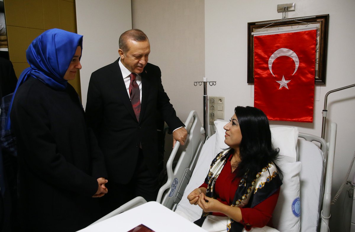15 temmuz gazisi Derya Can'ın Erdoğan ziyaret etti 