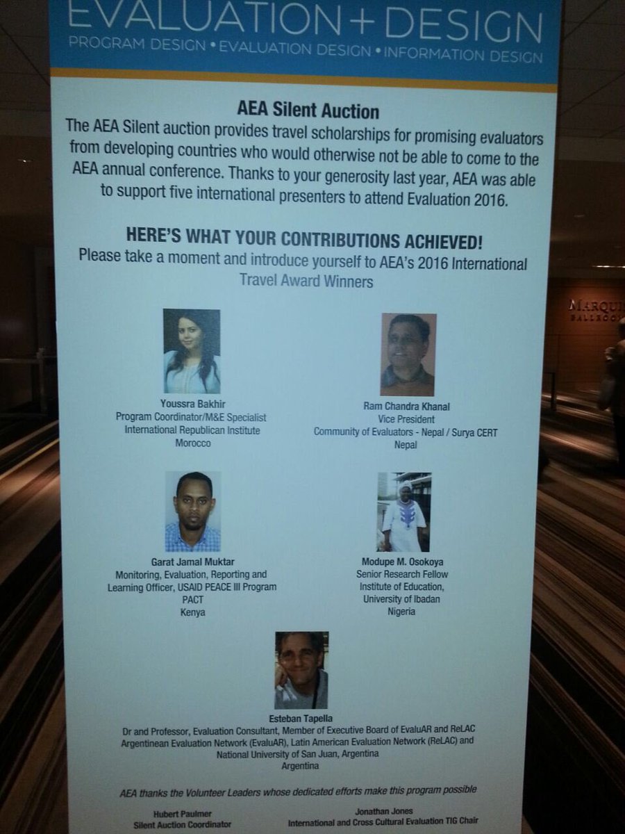 STogneri's tweet photo. Our very own @Ybakhir1 of @IRIglobal #Morocco presenting in #Atlanta #Georgia at #eval2016 on monitoring & evaluation https://t.co/Mrga716WpG