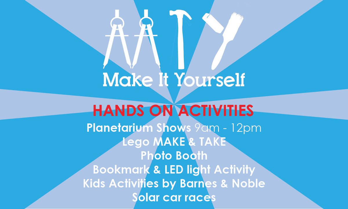MakerFaireWen's tweet photo. Take a look at the activities on deck for today, and be sure to tag all your Maker Faire posts with #MakerFaireWen! https://t.co/znquJWZ239