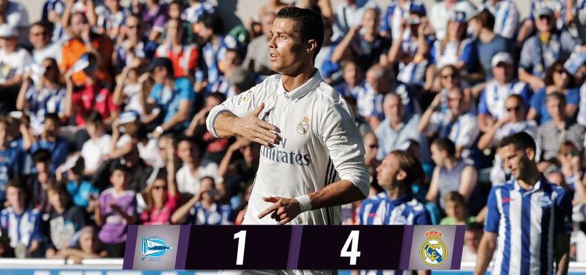 ForcaCR7's tweet photo. CR7 Hat Trick 💪🏼👏🏼👏🏼👏🏼👏🏼 Hala Madrid https://t.co/GEYFTZuidL