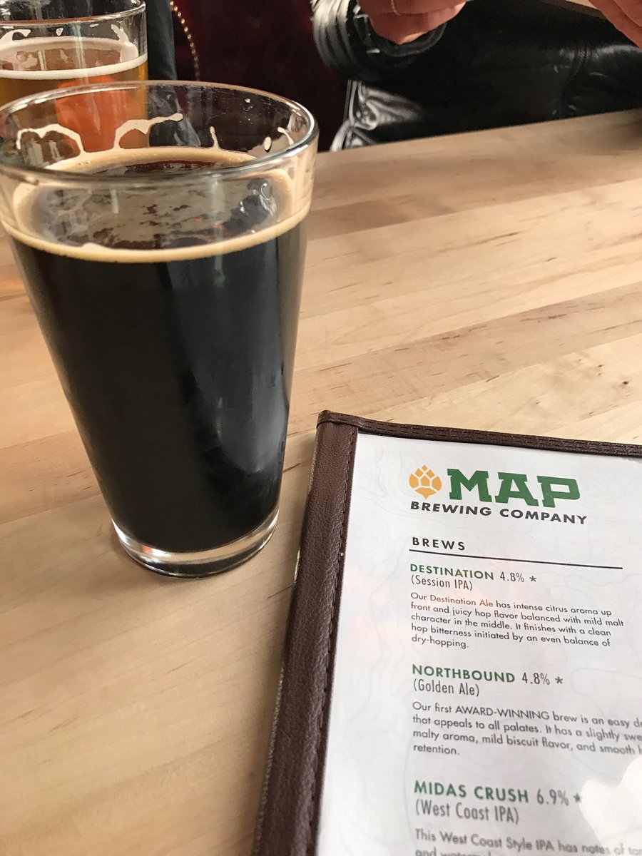 TamarackBrewing's tweet photo. @MapBrewing enjoying a Manley Stout from another great MT Brewery!#mtbeer https://t.co/2hamW9OmIK