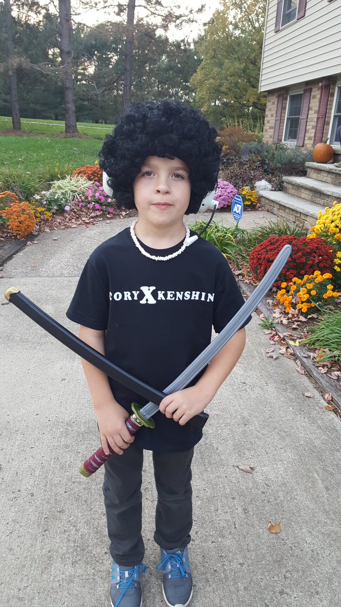 LINDSAYTCH's tweet photo. @CoryxKenshin my son, atticus for Halloween https://t.co/YFPUncH5Il