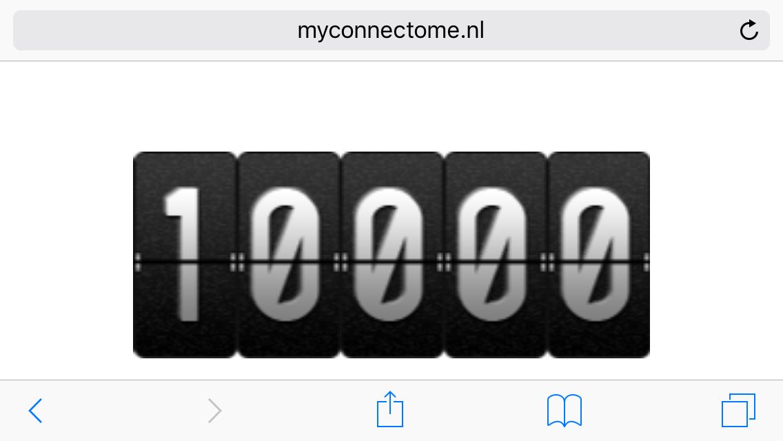 #wemadeit #10kin1day #connectome