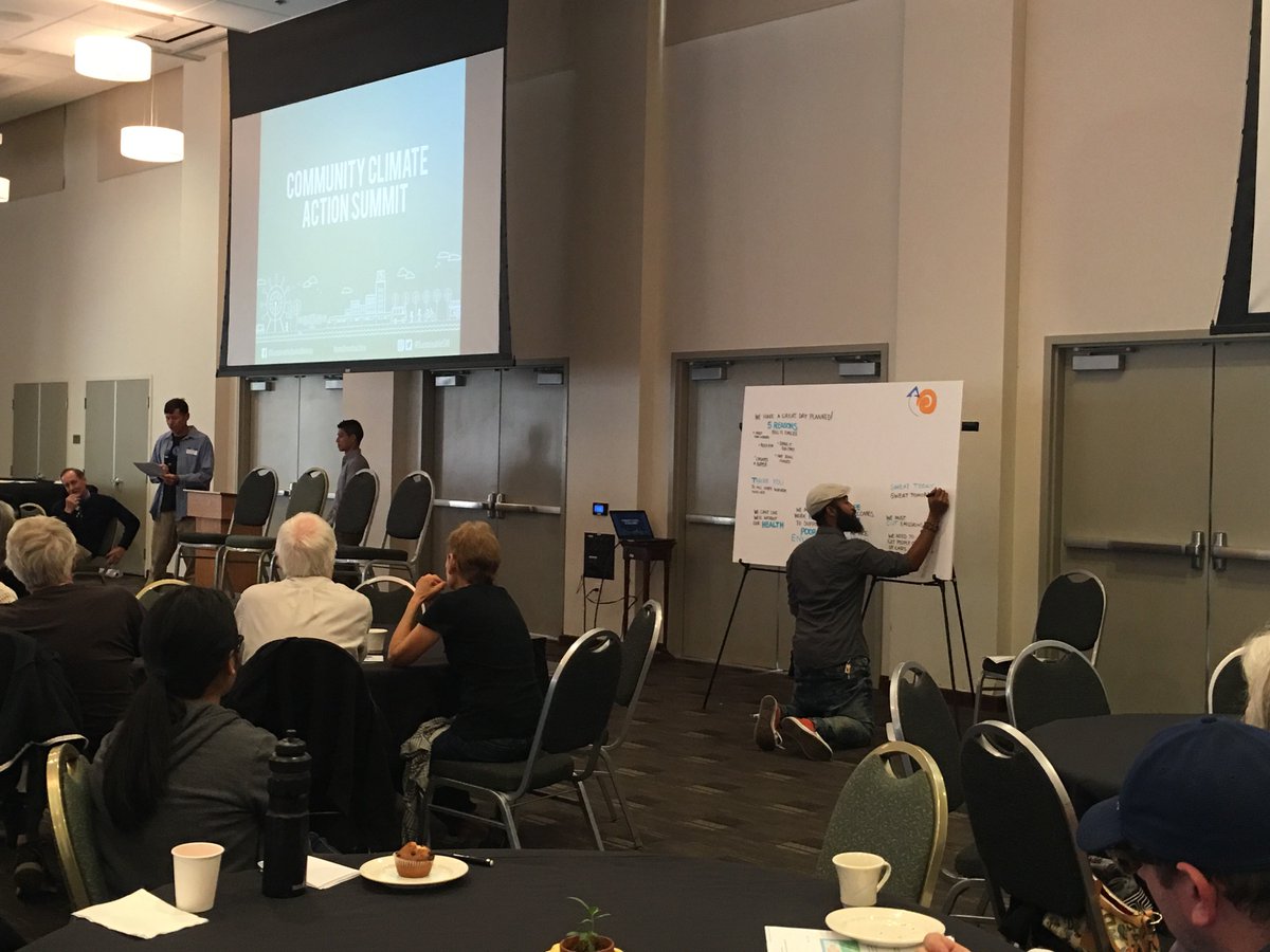 santamonicacity's tweet photo. Live graphic note taking at Community Climate Action Summit #ClimateActionSM Join us today and help shape our enviro future. @SustainableSM https://t.co/tQCSAH5EmW