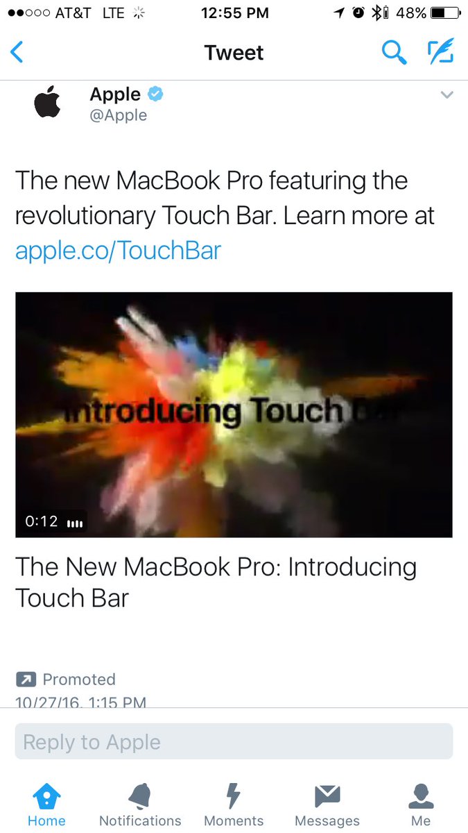 daniel_b_nelson's tweet photo. The more I hate on #touchbar the more targeted ads I get.
I love #Esc and #fkeys.
And I'm stubborn as hell Apple, it's not gonna work. https://t.co/qkccotYa76