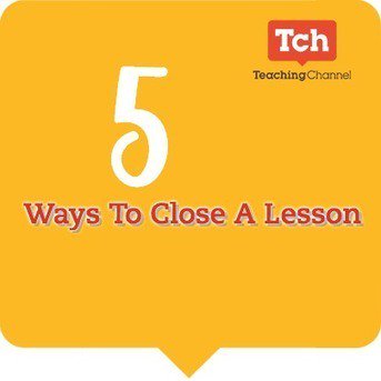 TDOttawa's tweet photo. Five Ways To Close A Lesson by Gretchen Vierstra https://t.co/Fj5tmsPTEY #ocsb #ntip #exitcards https://t.co/OBZjfGn0gJ