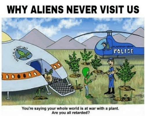 MasterGrowers's tweet photo. lol #alienwisdom #itsaplant #legalizeit https://t.co/XFh8XIAZcc
