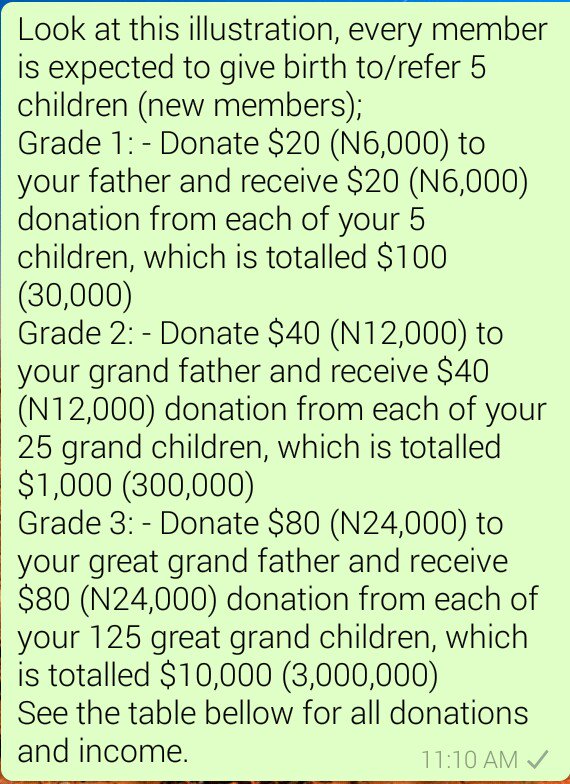 iCharityClubNig's tweet image. WORK FROM HOME 
With just 6k and referral You can earn 30k every day. Call 08033995550.  See images
BBM:C0021BF11