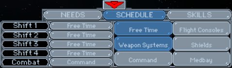 UncagedStudios's tweet photo. Dev Blog 65- With crew scheduling update! Check it out at https://t.co/I8BP6i22Pk  #indiegame #gamedev #scifi #indiedev https://t.co/7ghVGwxFkT