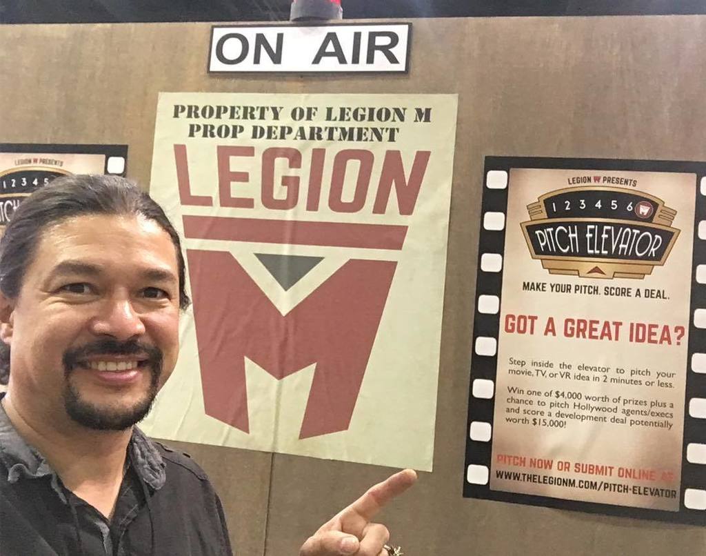 FonHDavis's tweet image. Come check out the #pitchelevator we made for @legionmofficial and pitch your idea at @stanleecomiccon booth 402 #l…
