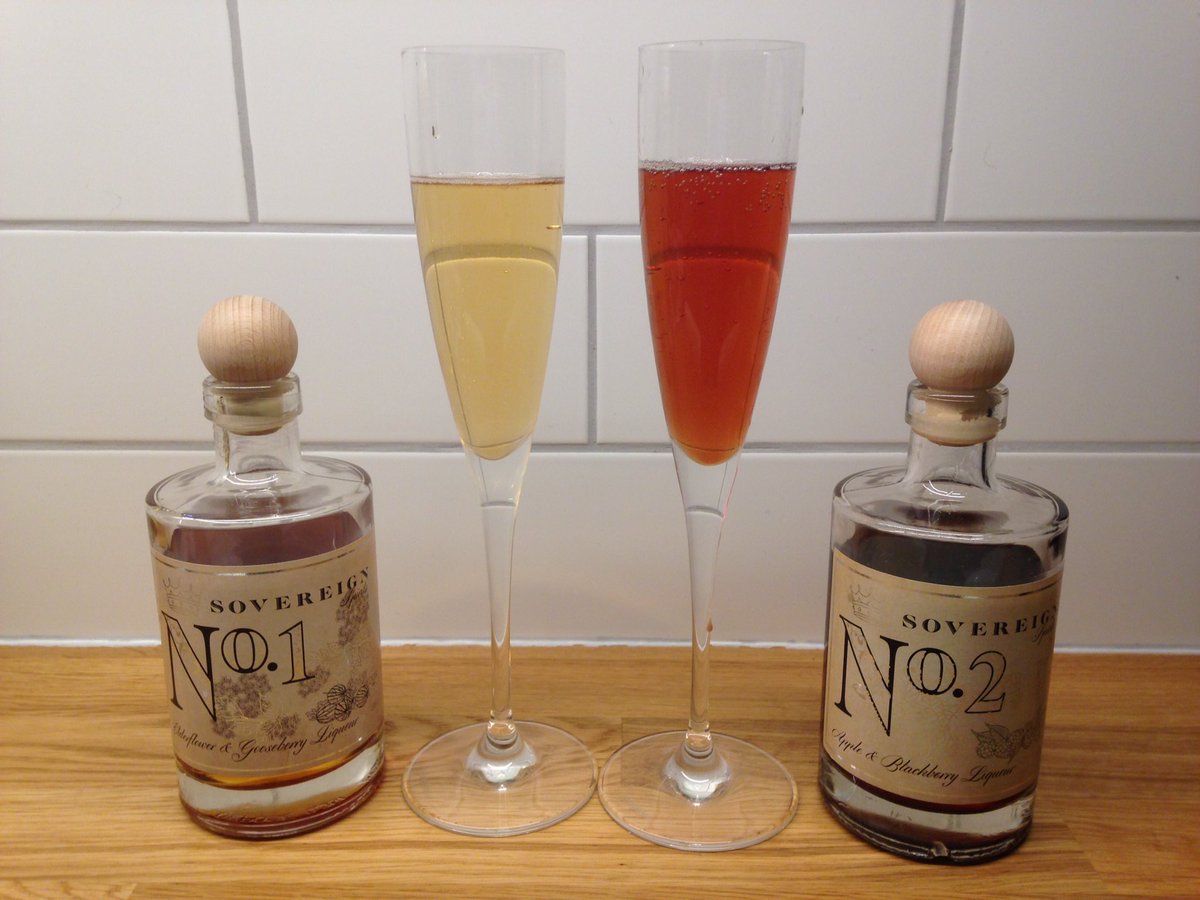 Enjoying tonight's tasting of <a href="/info_spirits/">Sovereign Spirits</a>! 🍾