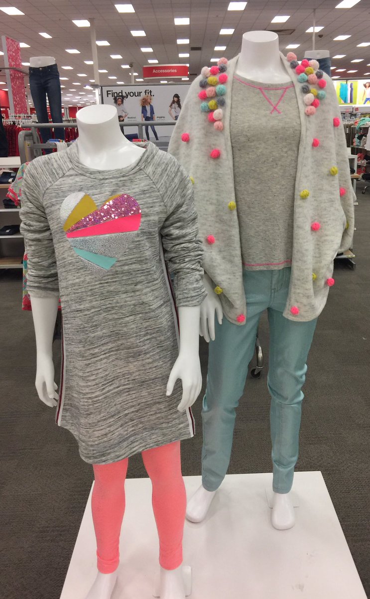 DesignEmk's tweet photo. Cat&amp;Jack girls cozy up! #targetstyle #target #VMTL #T1502 https://t.co/oBdst08Quw