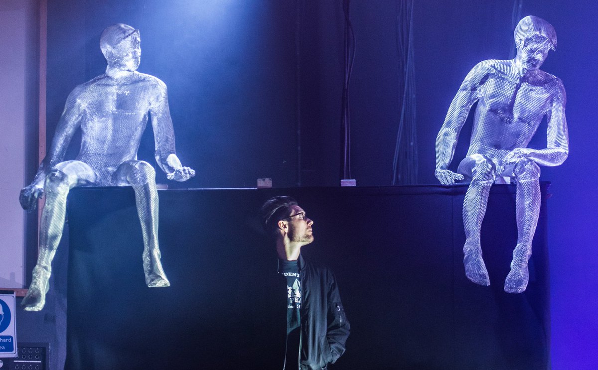 bastille's tweet photo. Massive thank you to @NikkiTSculpture for creating the brilliant sculptures you might have seen at our shows recently. https://t.co/mvDPjc8MUK