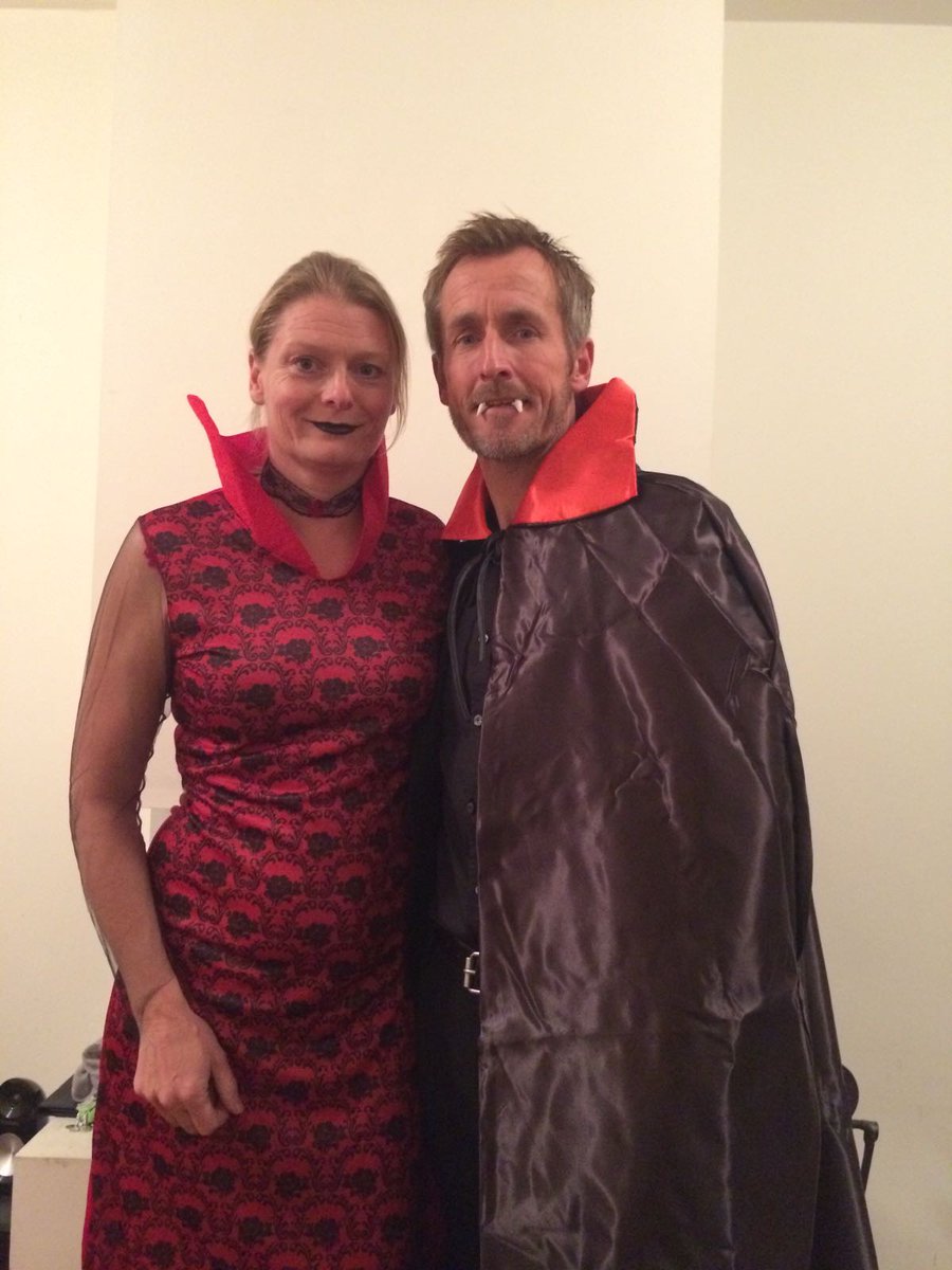 TISchuurman's tweet image. Halloween 🎃 feestje mooie voorbereiding op de #Heemstedeloop  😂😱