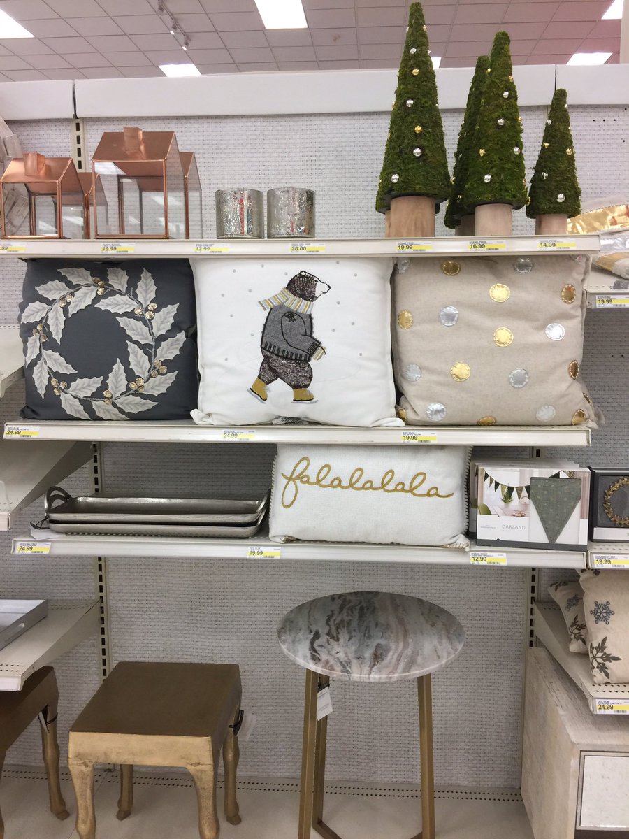 DesignEmk's tweet photo. Christmas home decor sneak peek @ Target Roseville North #target #HomeDecor #VMTL #T1502 https://t.co/5P1wlEvXJX