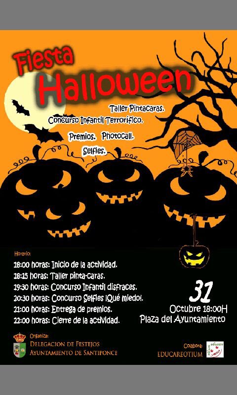 PSantiponce's tweet photo. #fiestaHalloween2016 https://t.co/5OqNDX9N00