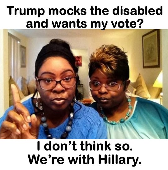 LoganConwayBks's tweet image. Trump mocks disabled people. #NeverTrump #DumpTrump