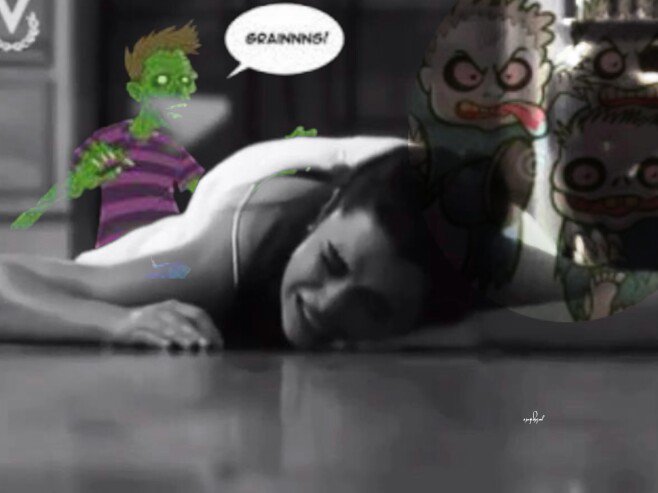 patitubello80's tweet photo. Los Zombies Vs Mariana 😫😂 @ScarletGInt #ScarletHalloween https://t.co/gjAVPQt5vD