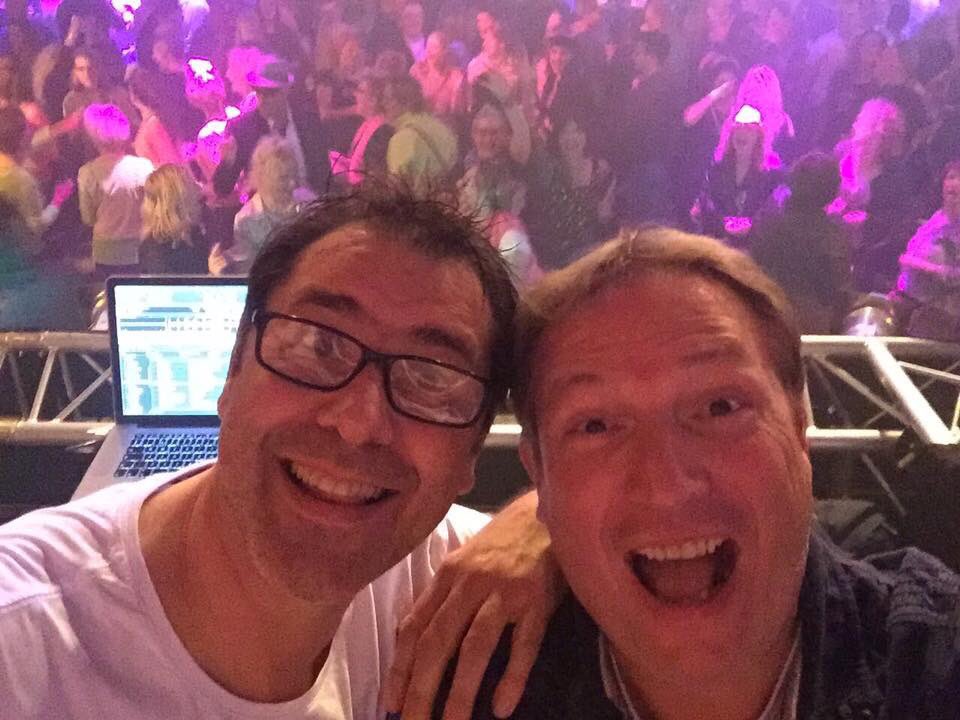 Radio10DriveIn's tweet image. The original 80s party is begonnen! Rob en Sven hebben er zin in! Of niet heren?!