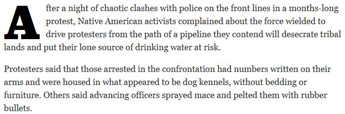 What the hell 2016? 

Police wrote numbers on skin of Native American protesters, put them in dog kennels. #NoDAPL latimes.com/nation/la-na-n…