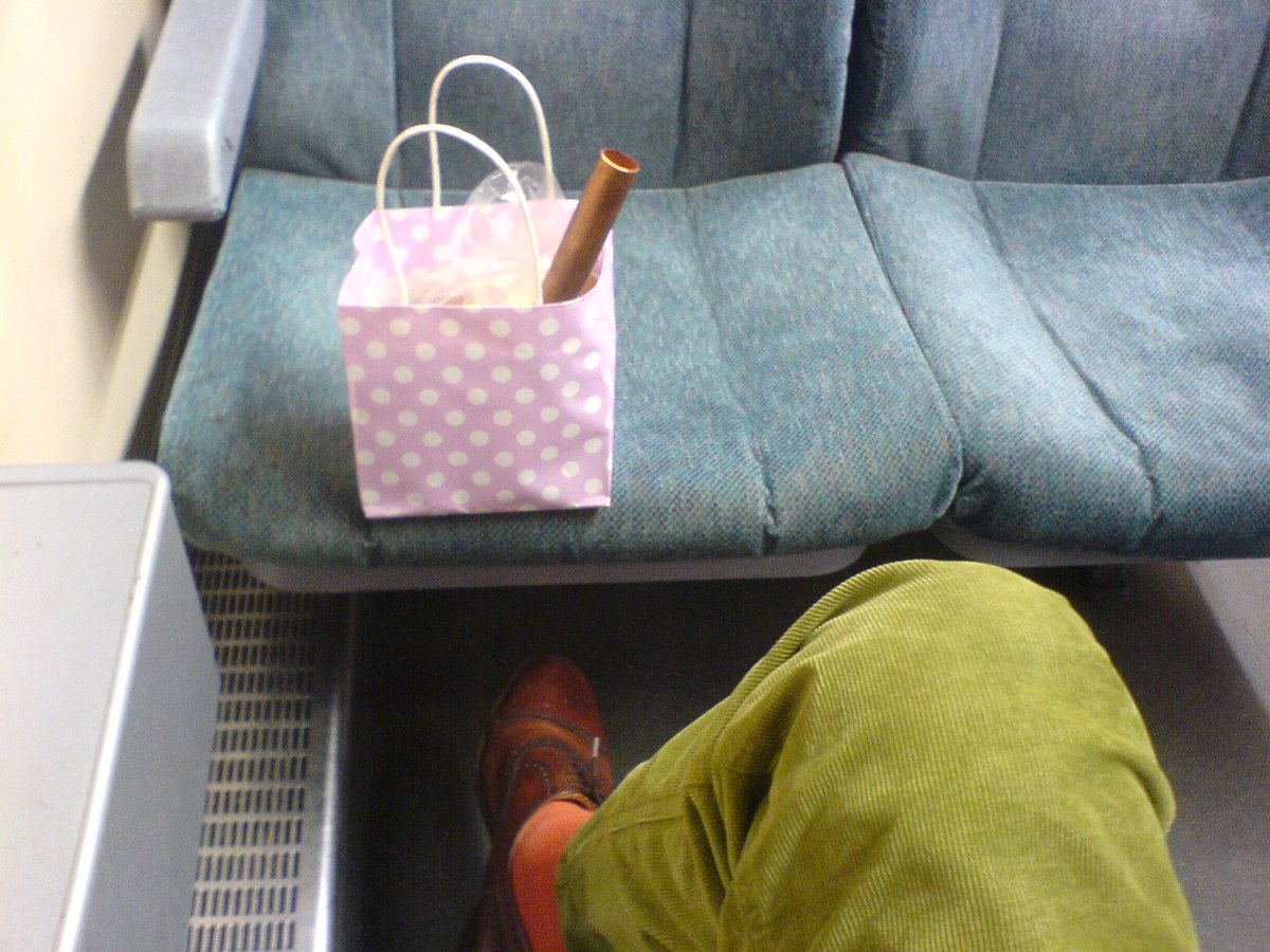 In alten Zügen lernt man reisen.