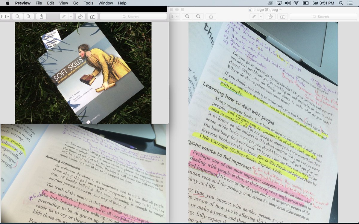AstraRai's tweet image. Just finished reading Chapter 4 (People Skills) of Soft Skills: by @jsonmez  #SimpleProgrammer.