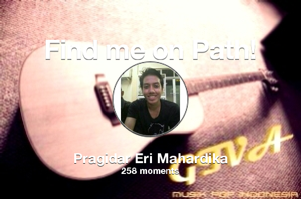 Find me on #Path now! Go to path.com/profile/4w0ZCb