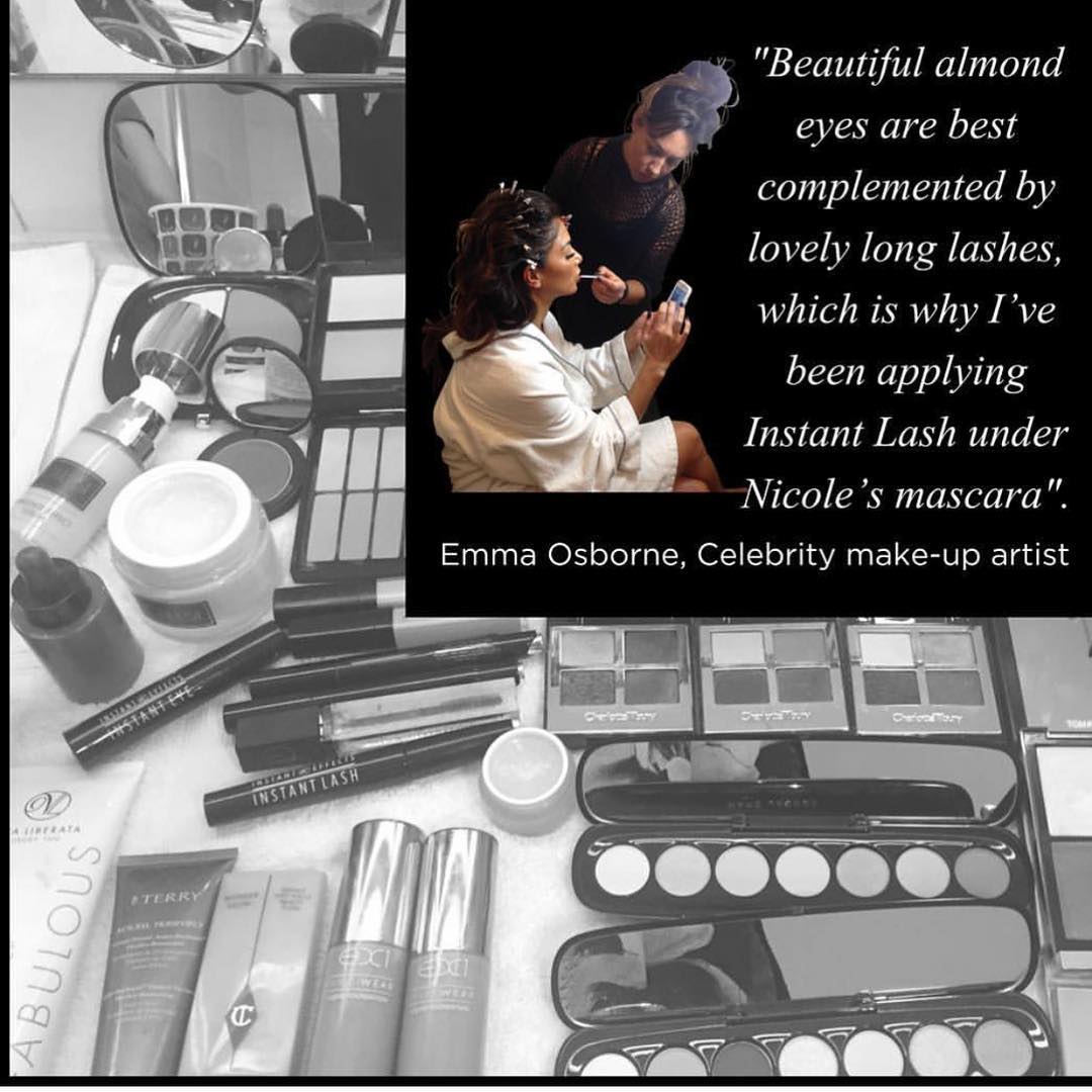 Get thicker and longer lashes with 'Instant Lash' !!! #NicoleScherzinger #Xfactor #InstantEffects #Lash #Lashes #MakeupArtist