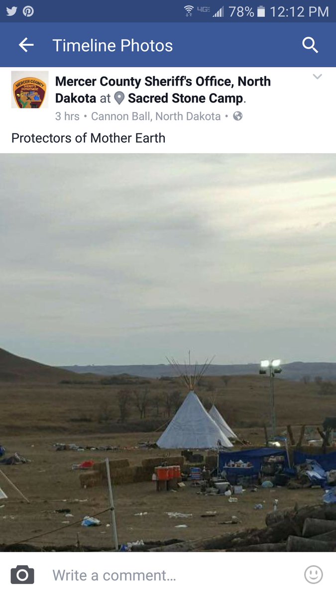 RobertZimiga's tweet image. Mercer county sheriff north Dakota they took the post down #NoDAPL #biased #racistcomment #noneutrality #share