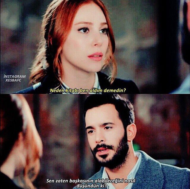 Kask_Defne's tweet photo. Neden kitabı ben aldım demedin? @KaskOmerr 
#KiralıkAşk https://t.co/mdPUSjiDuO