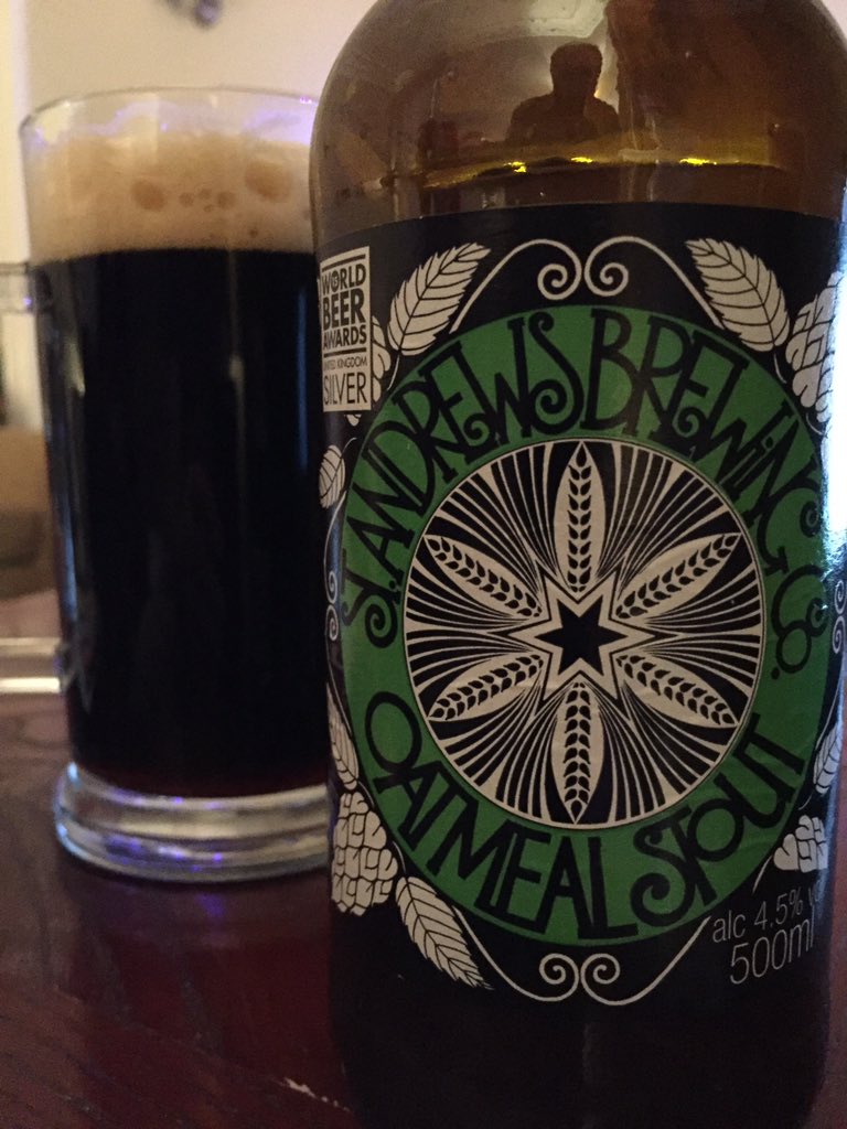 big_g_al's tweet photo. #RawHopTalk 'Tis the kind of night for this type of beer. Very solid stout. Lovely smokiness. ๐๐ป https://t.co/vhDvR3wpMh
