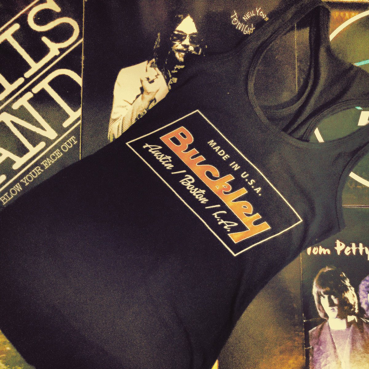 BuckleyMusic's tweet photo. @BuckleyMusic New Merch Ladies/TankTops/Black S/M/L/XL 
www.buckley1@bandcamp.com/merch https://t.co/cH7VB6Bzah