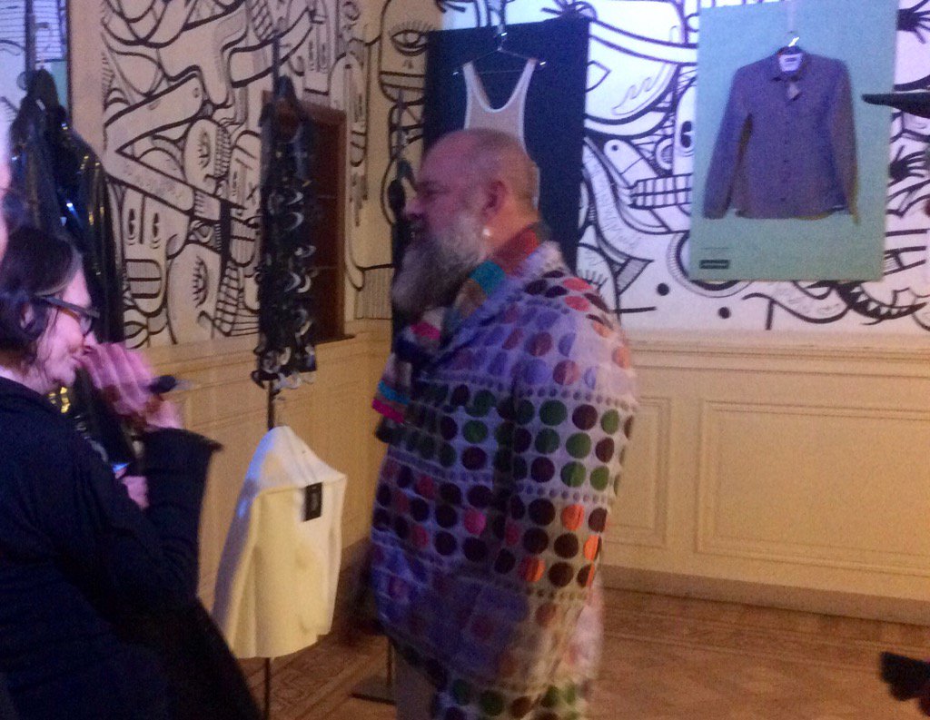 Feeling privileged 2 be part of Anita and Walter talking about #Sustainability and #innovation in fashion #privétour