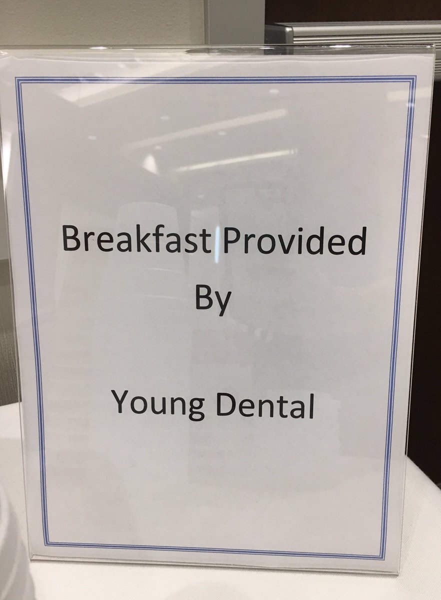 MrsScott509's tweet photo. @Young_Dental sponsored breakfast for the Greater Collin County DHS CE! https://t.co/Grcez1MhZt