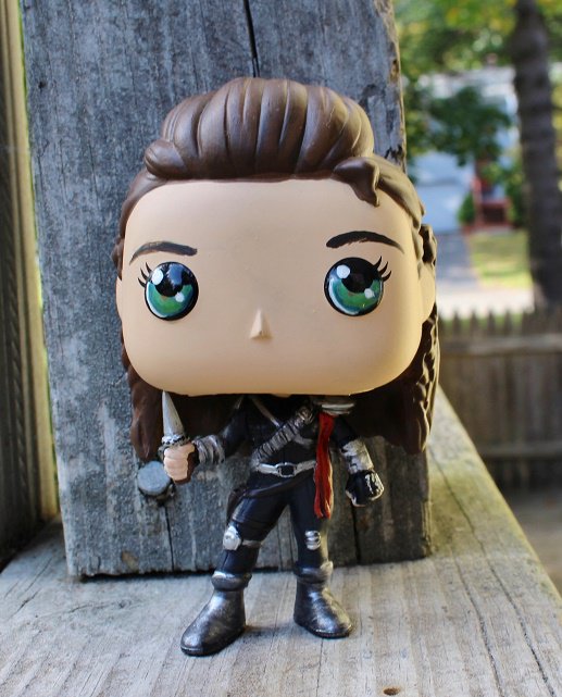 New custom commissioned Funko Pop Lexa and Clarke. 