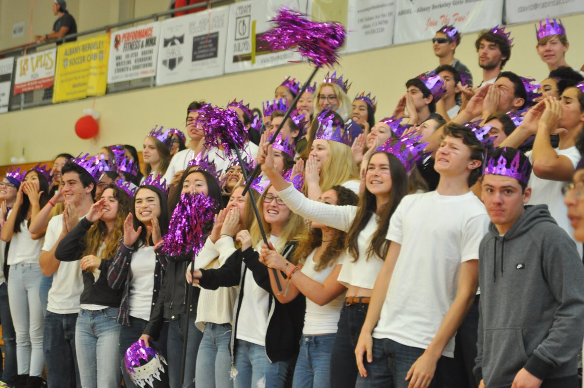 '17 fans cheered and chanted as their boys volleyball team bested the sophomores. Joining the seniors in the final game will be class of 18.