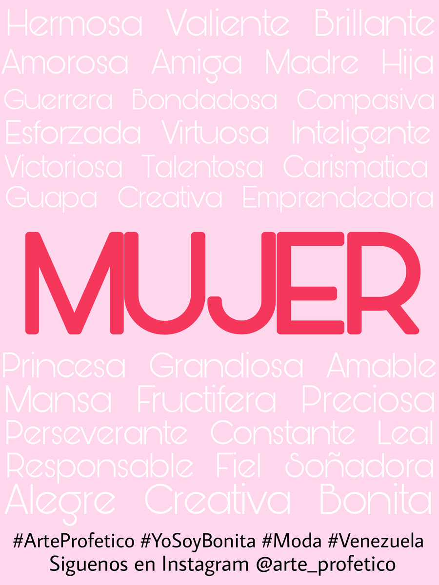 ProfeticoArte's tweet photo. Ser MUJER ➡ es más que 5 letras.

#ArteProfetico #YoSoyBonita #TalentoVenezolano #HechoAMano #Venezuela #Caracas #Trendy #Fashion #Chic #In https://t.co/hEwAJm8SqB