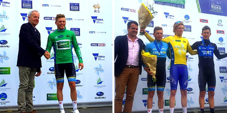 What a finish to the season for <a href="/AydenToovey/">AydenToovey</a> at #M2W16 on the w/end! Sprint champ &amp; 2nd overall! READ: ow.ly/eDAV305hesY <a href="/NSWIScycling/">NSWIS Road Cycling</a>