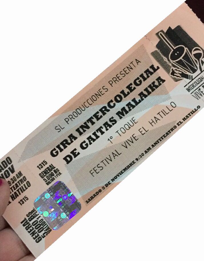 GaitasSLC2016's tweet photo. Ya tenemos a la venta las entradas para el festival MALAIKA, este próximo 5 de noviembre. Más información al +584241707474 https://t.co/Vj0ILe7lJs