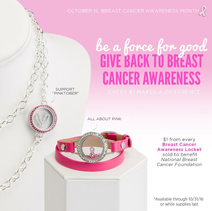 JLeelan's tweet photo. Breast cancer locket on sale $25 wrap bracelet on sale for $30 #pinktober for a good cause https://t.co/zdP6abW0Ma https://t.co/oSVsktY1r4