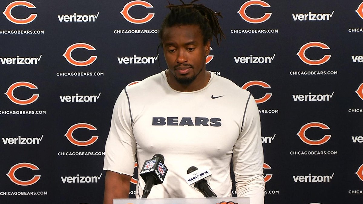 .@YoungWill79 shares his message to the #Bears locker room.  📺: chgobrs.com/2efGiwI https://t.co/RR65nQjjeV