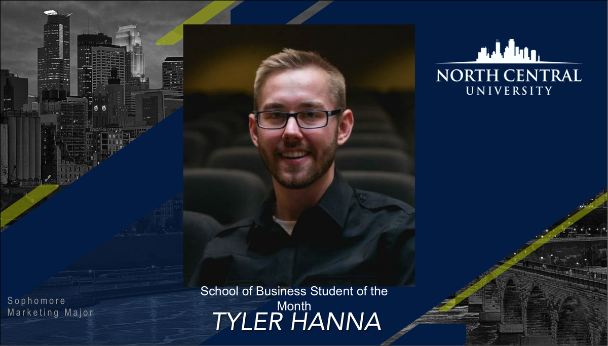 NCU_Business's tweet photo. Congratulations to our October nominee:  @tylerwaynehanna! https://t.co/8lv7h5959W