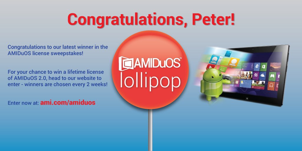 DuOSfromAMI's tweet photo. Congratulations to our most recent License Giveaway winner! Go to https://t.co/ZNE5PZlu08 for your chance to win! https://t.co/YC9nU45epx