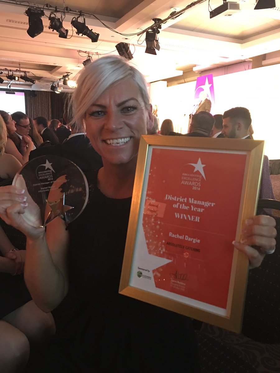<a href="/ABsolutelyCater/">ABsolutely Catering</a> so proud to have won the <a href="/EDUcateringmag/">EDUcatering</a> award for something I love doing each day #EDUawards