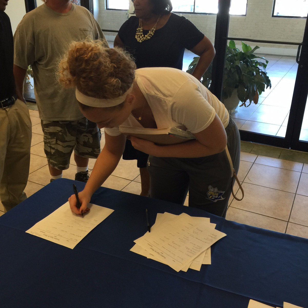 AllenUniv's tweet image. A peek at today's graduate fair on the campus of Allen University!