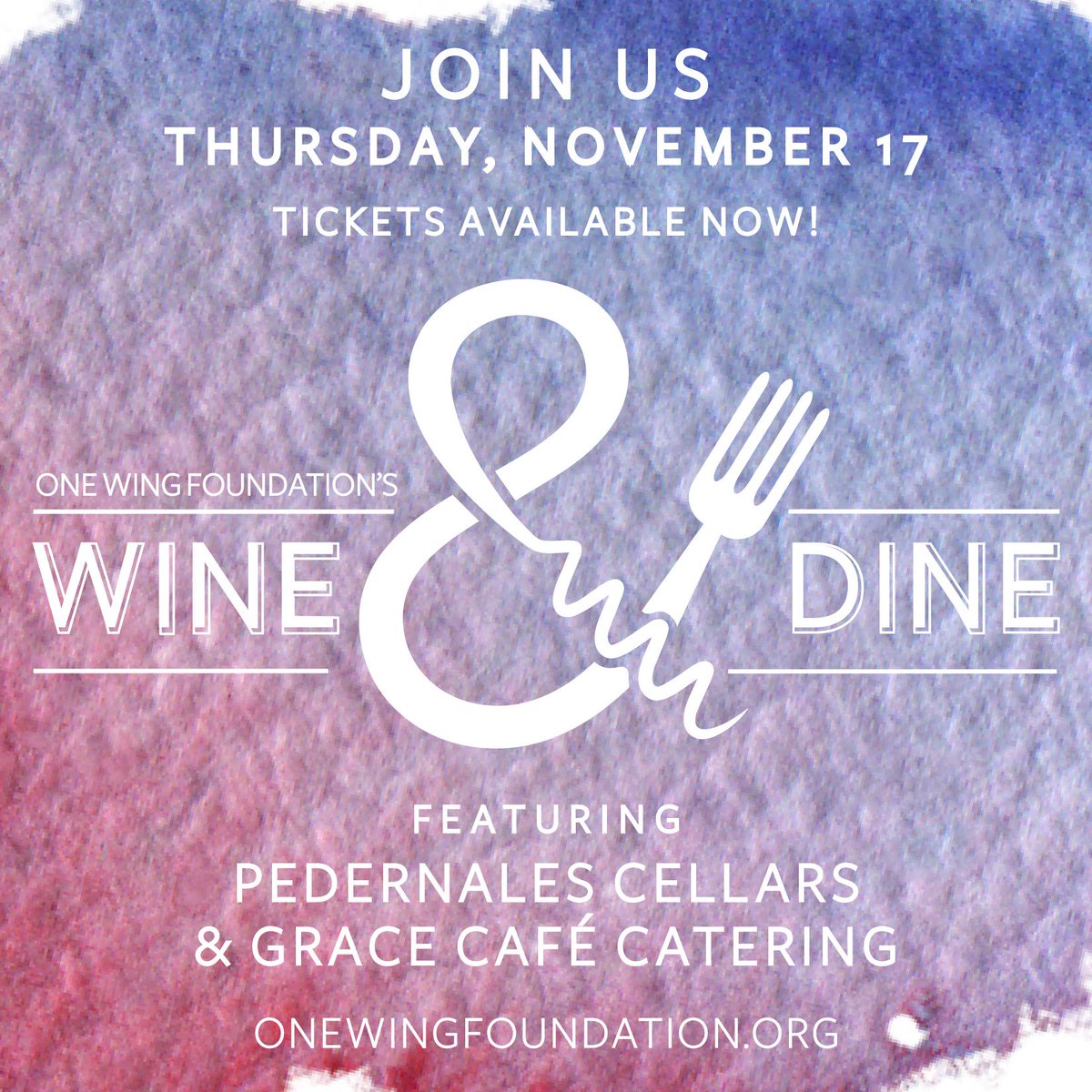 onewing_found's tweet photo. Wine &amp; Dine is just 1 month away! Join us on 11/17 for a 5 course meal by @gracecafe &amp; paired w Pedernales Cellars! https://t.co/B3SnoshORa https://t.co/9Xm4Zt5pnE